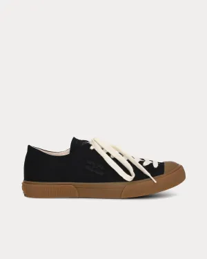 Classic Canvas Black Low Top Sneakers