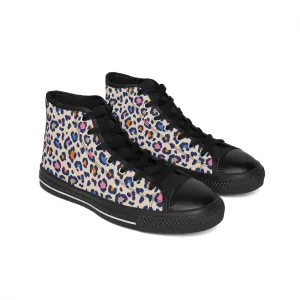 Colorful Cheetah Men's Classic Sneakers