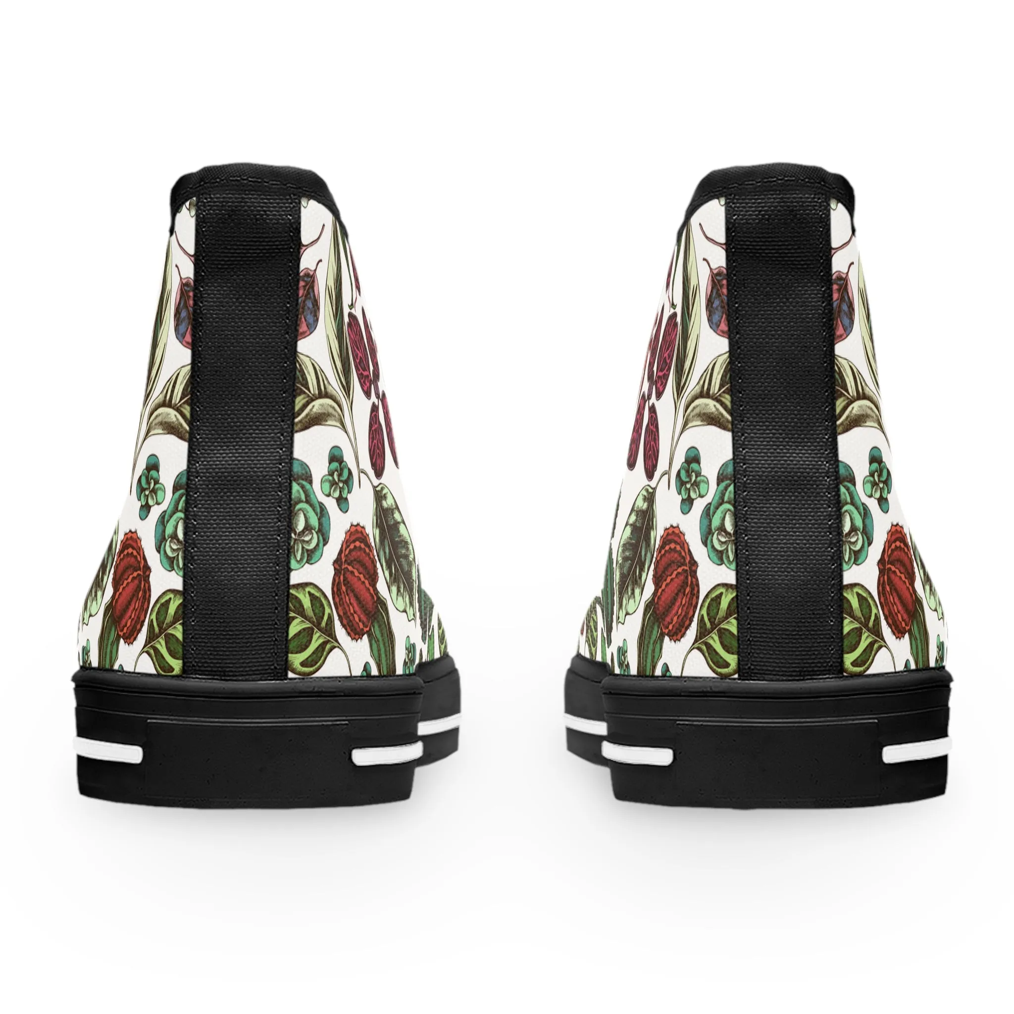 Colorful Fiddle Leaf Fig Women's High Top Sneakers