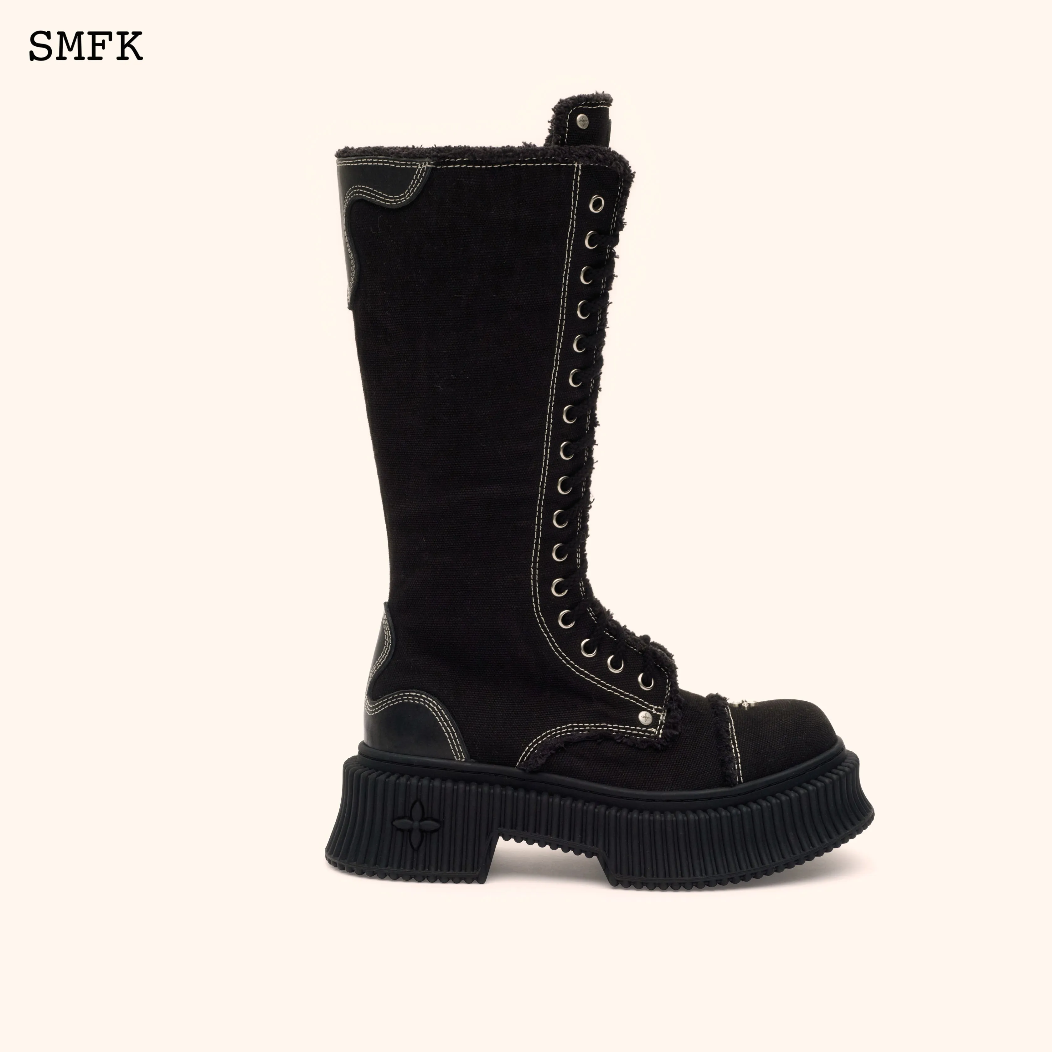 Compass Desert Black Cookies High Boots