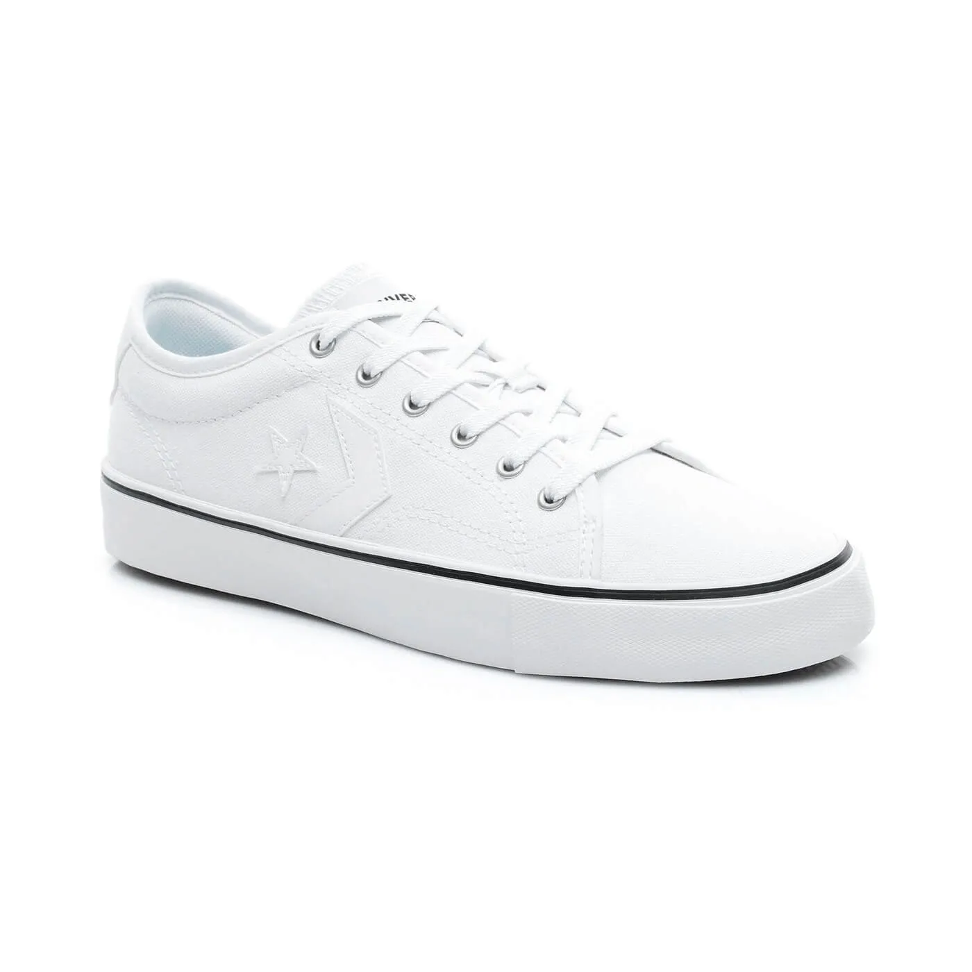 Converse Star Replay Star of the Show Unisex White Canvas Sneakers 7/8.5