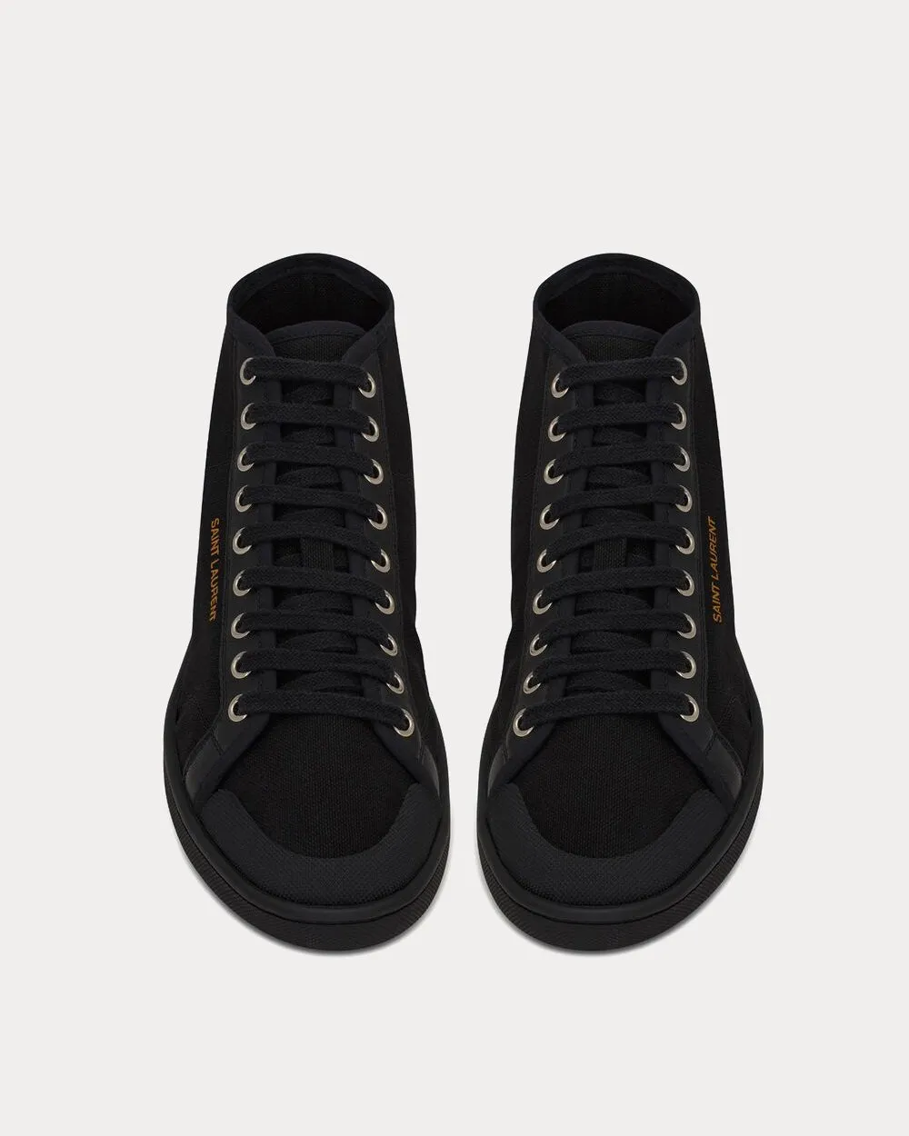 Court Classic Sl/39 Canvas And Leather Black High Top Sneakers