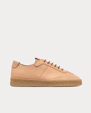 Crespo Leather Camel Brown Low Top Sneakers