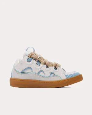 Curb Blue / White Low Top Sneakers