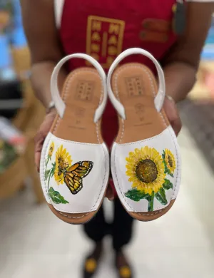 Custom-made Menorquinas Sunflower Field