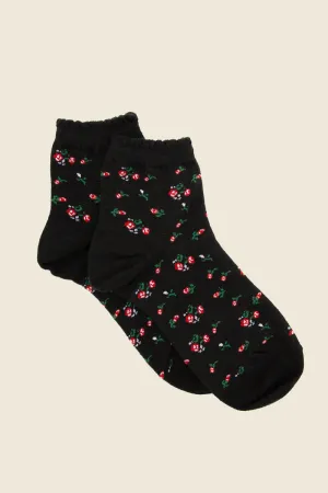 Dainty Flowers Ankle Socks