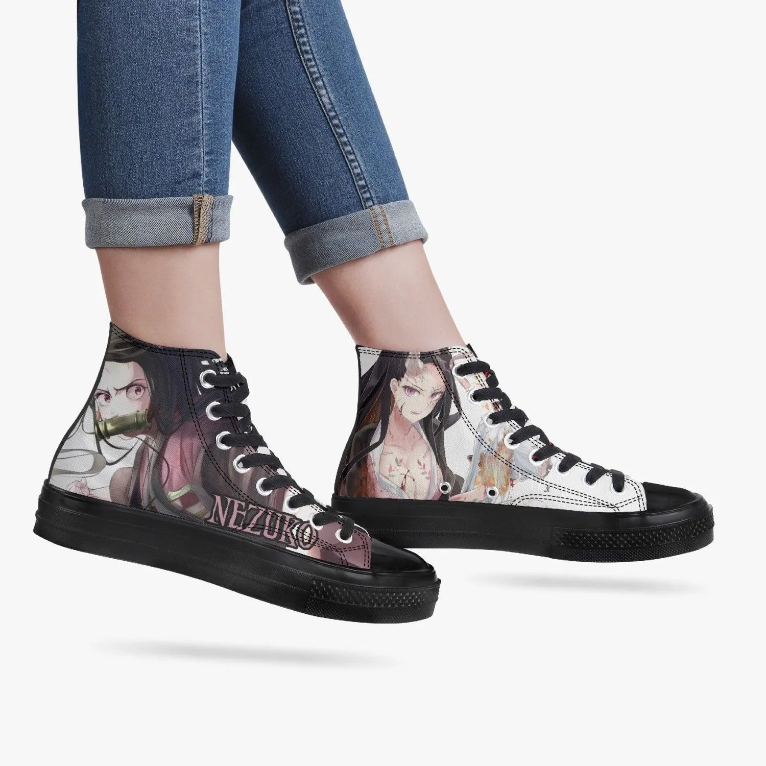 Demon Slayer Nezuko A-Star High Anime Shoes