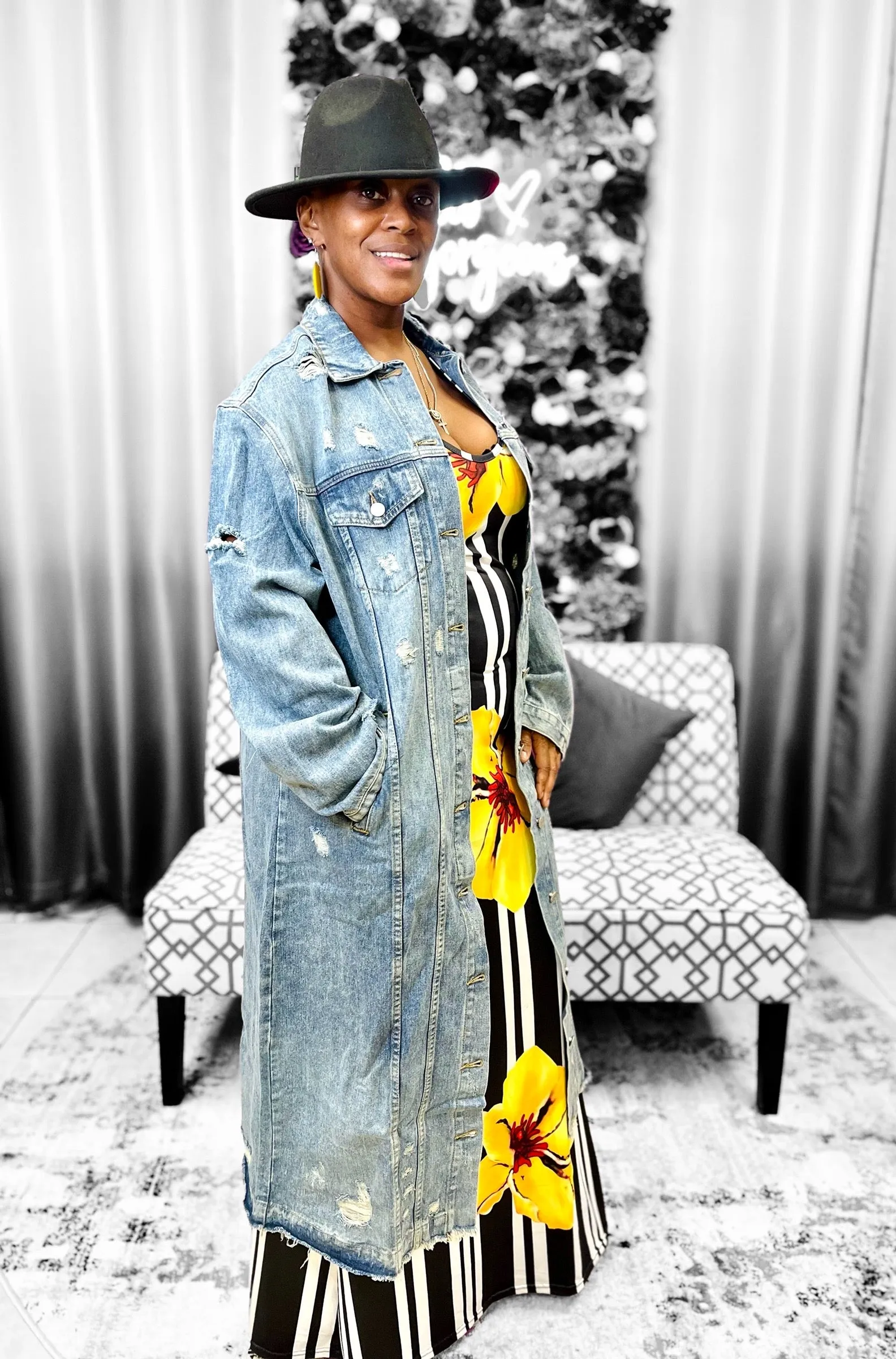 Distressed Jacket - Denim