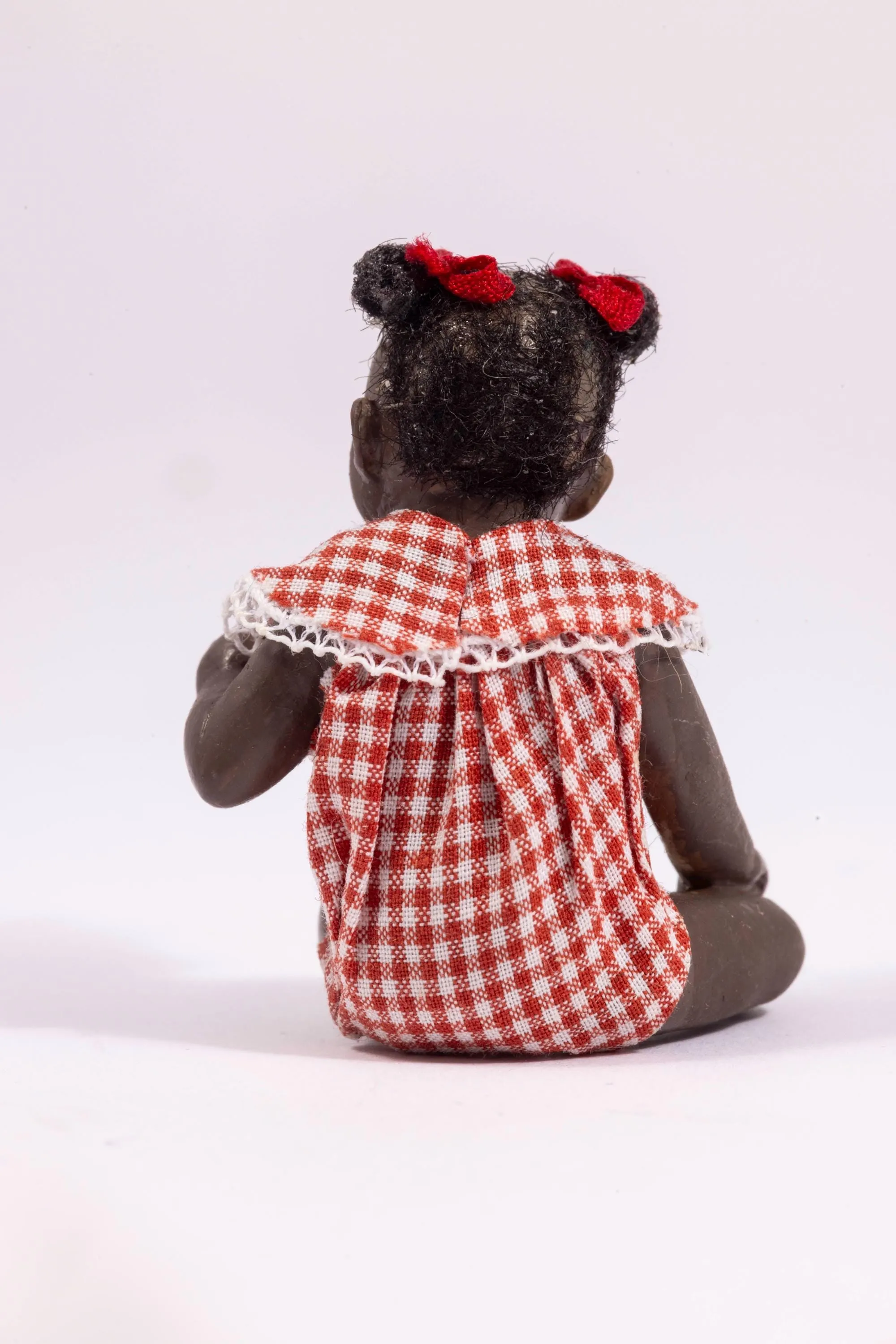 Dollhouse Miniature ~ Susan Scogin African American Baby Girl Doll