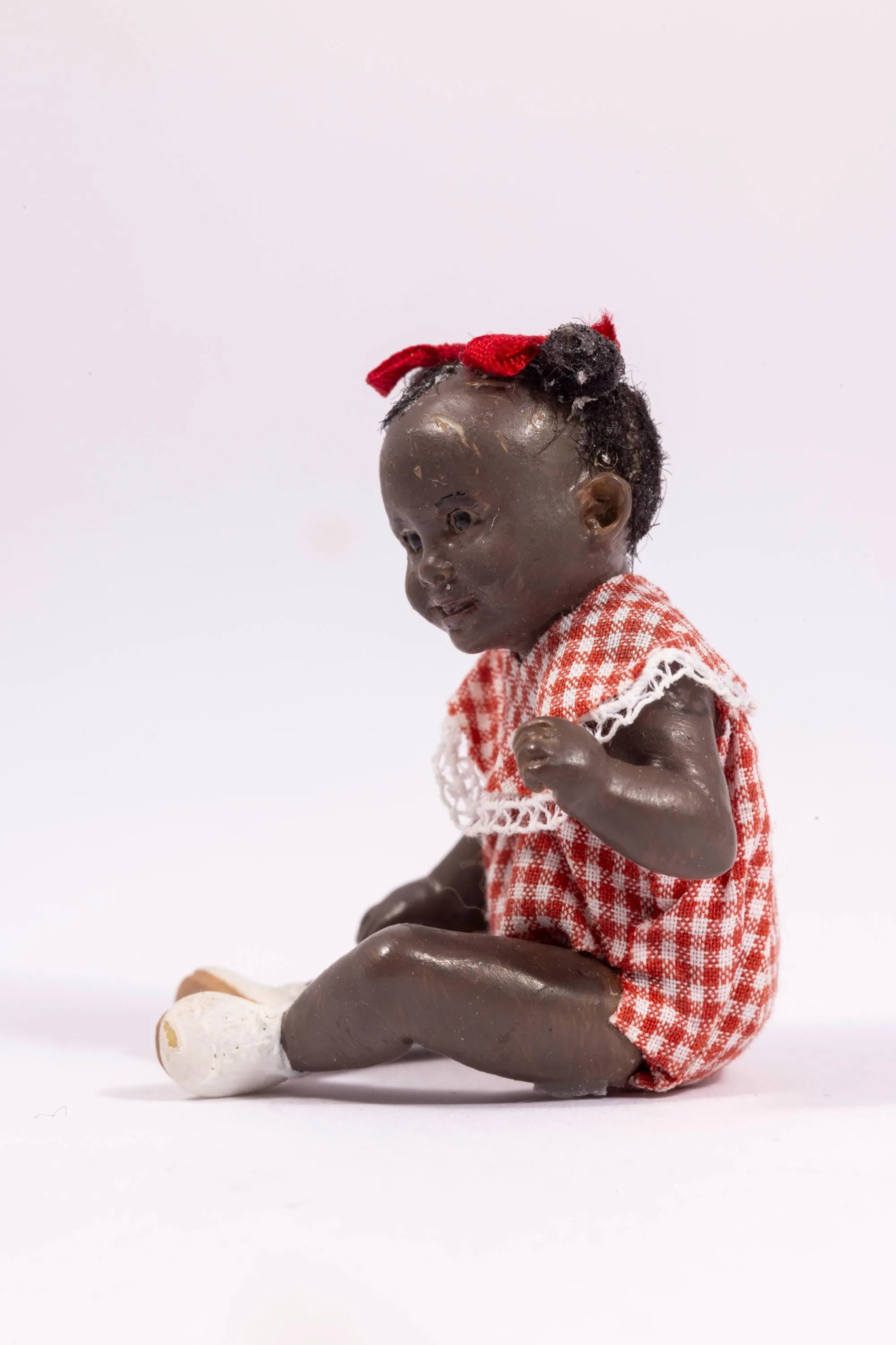Dollhouse Miniature ~ Susan Scogin African American Baby Girl Doll