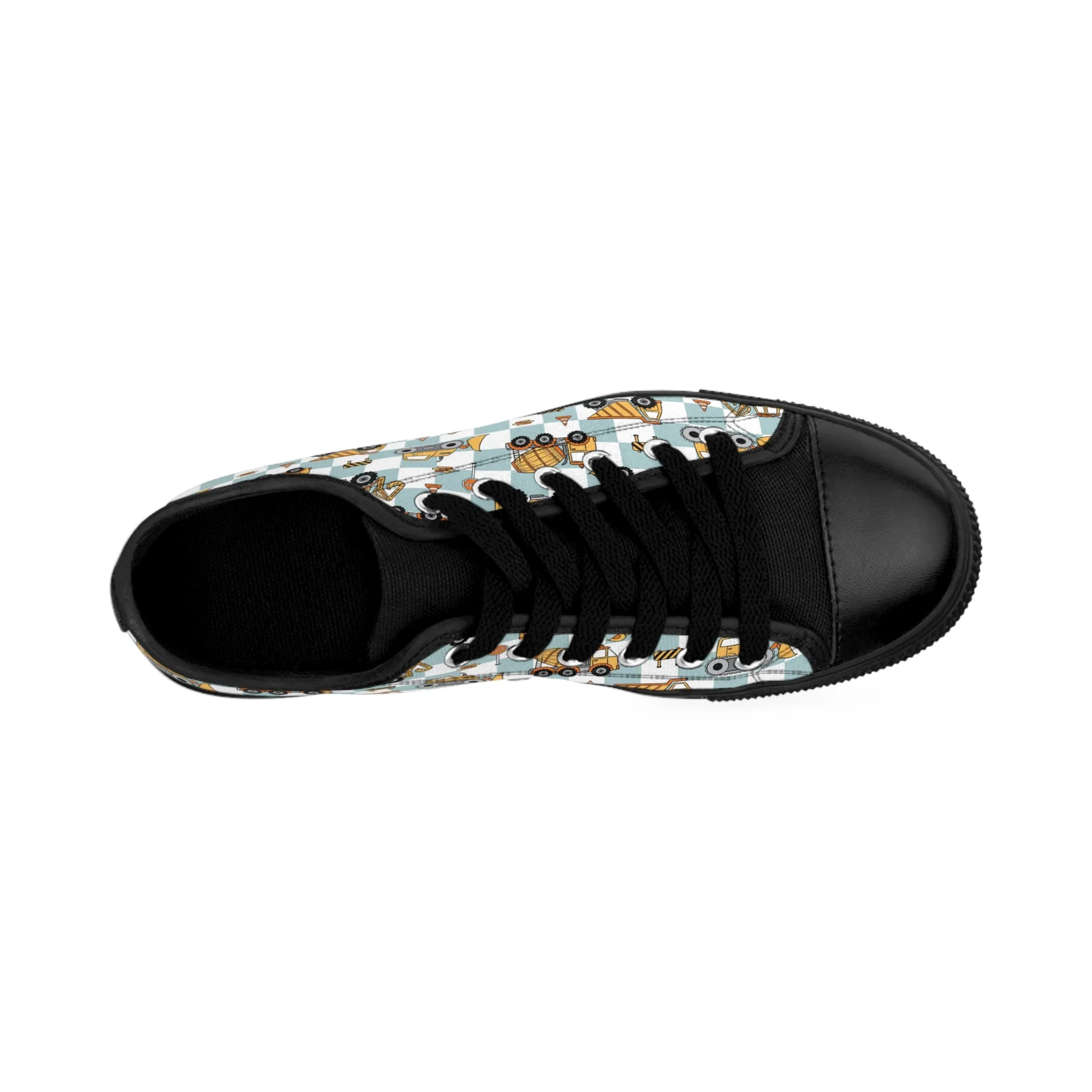 Dumpster Truck and Construction Women's Sneakers
