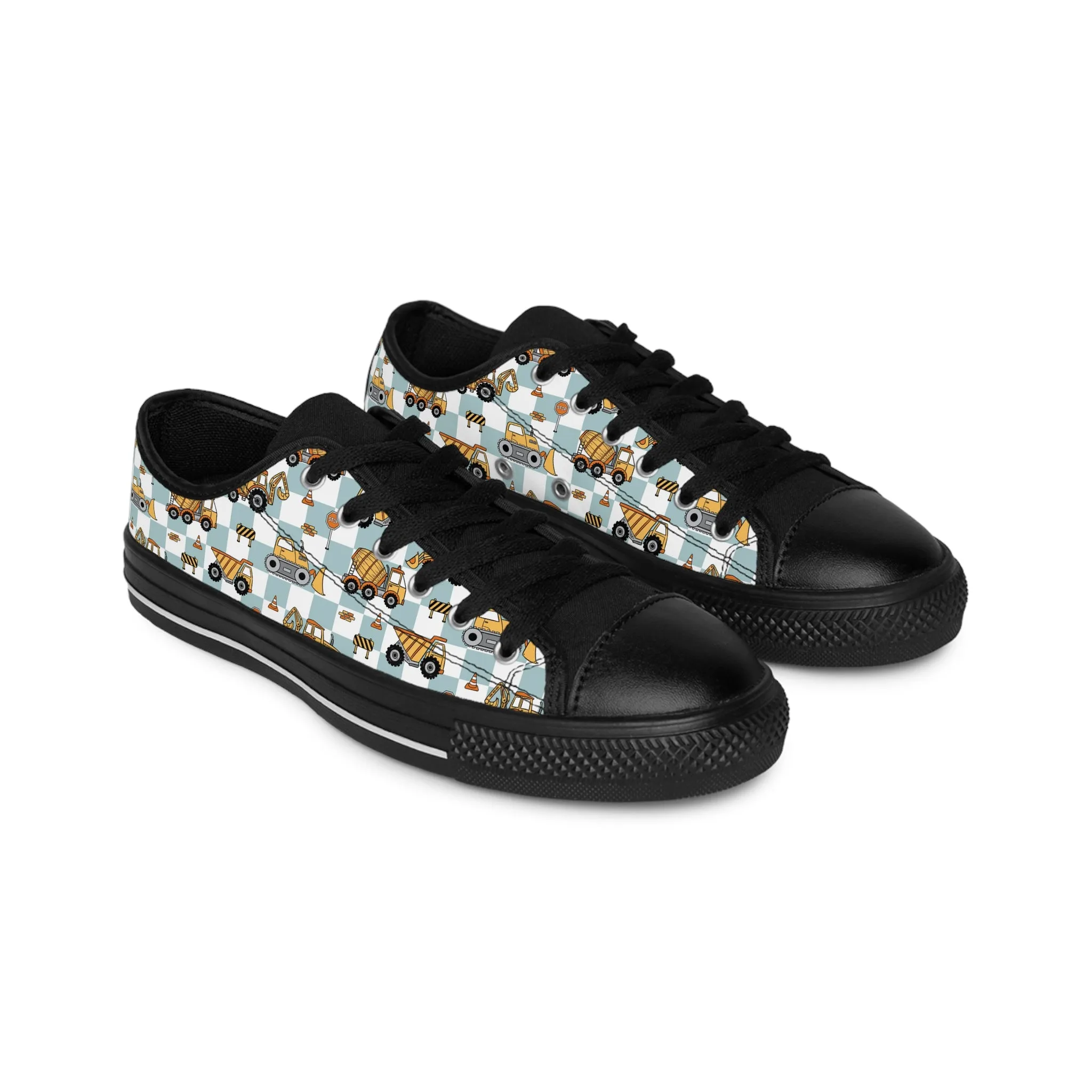 Dumpster Truck and Construction Women's Sneakers