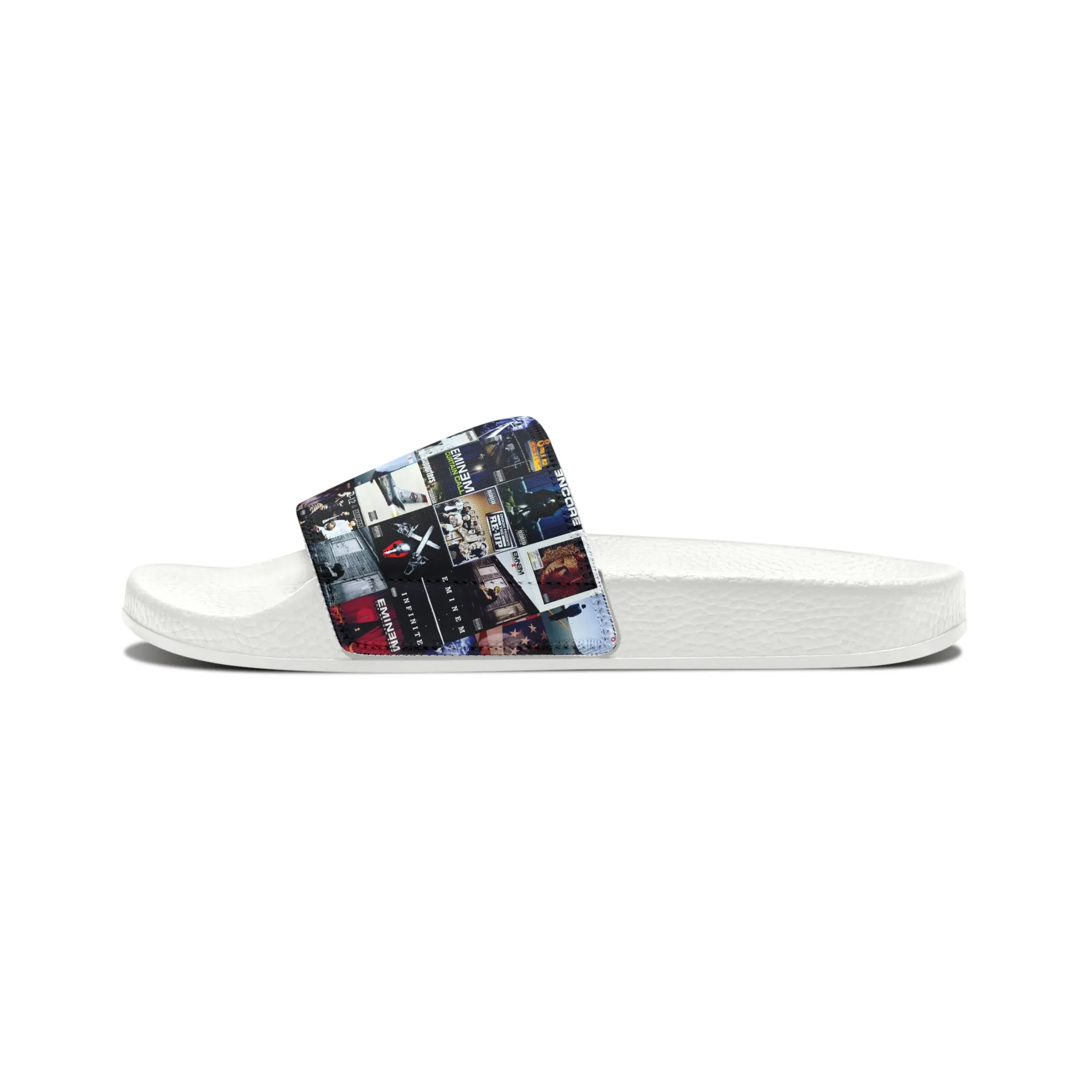 Eminem Album Art Cover Collage Youth Slide Sandals