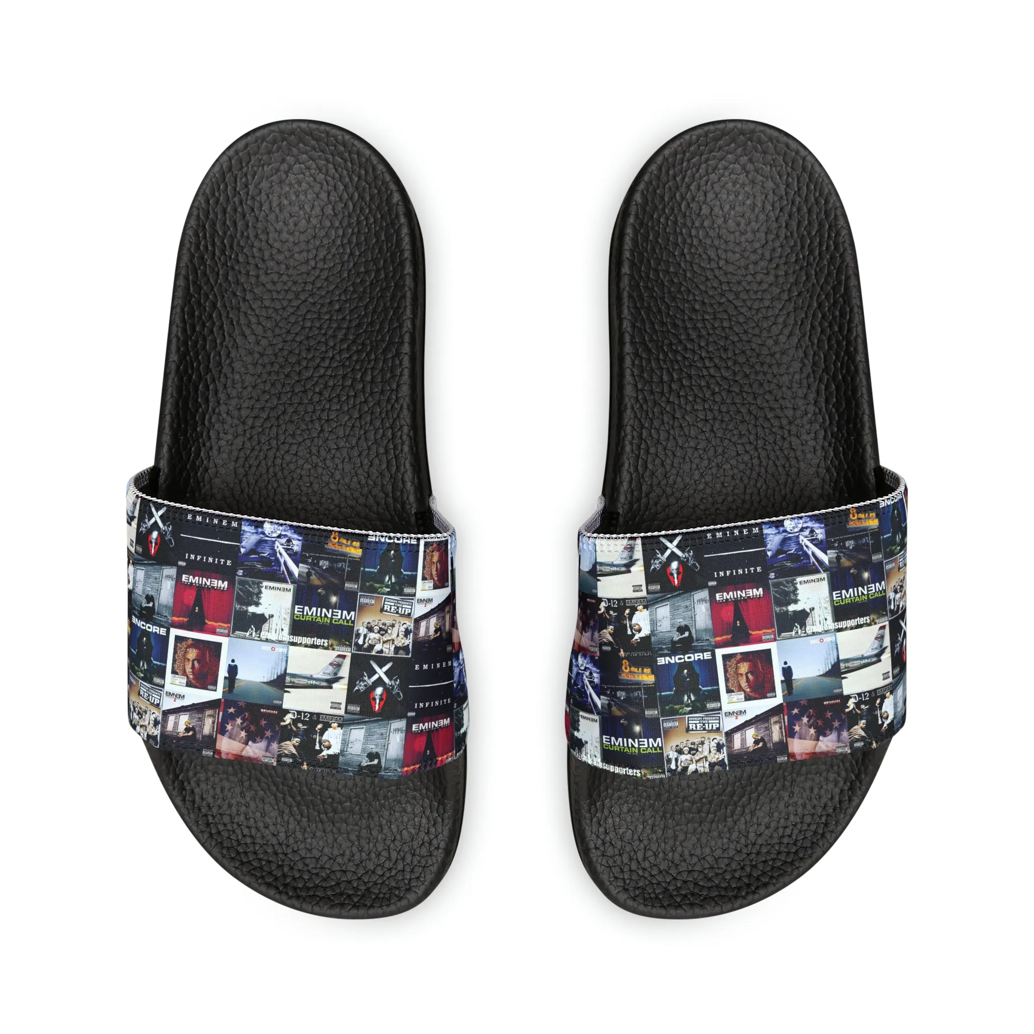 Eminem Album Art Cover Collage Youth Slide Sandals