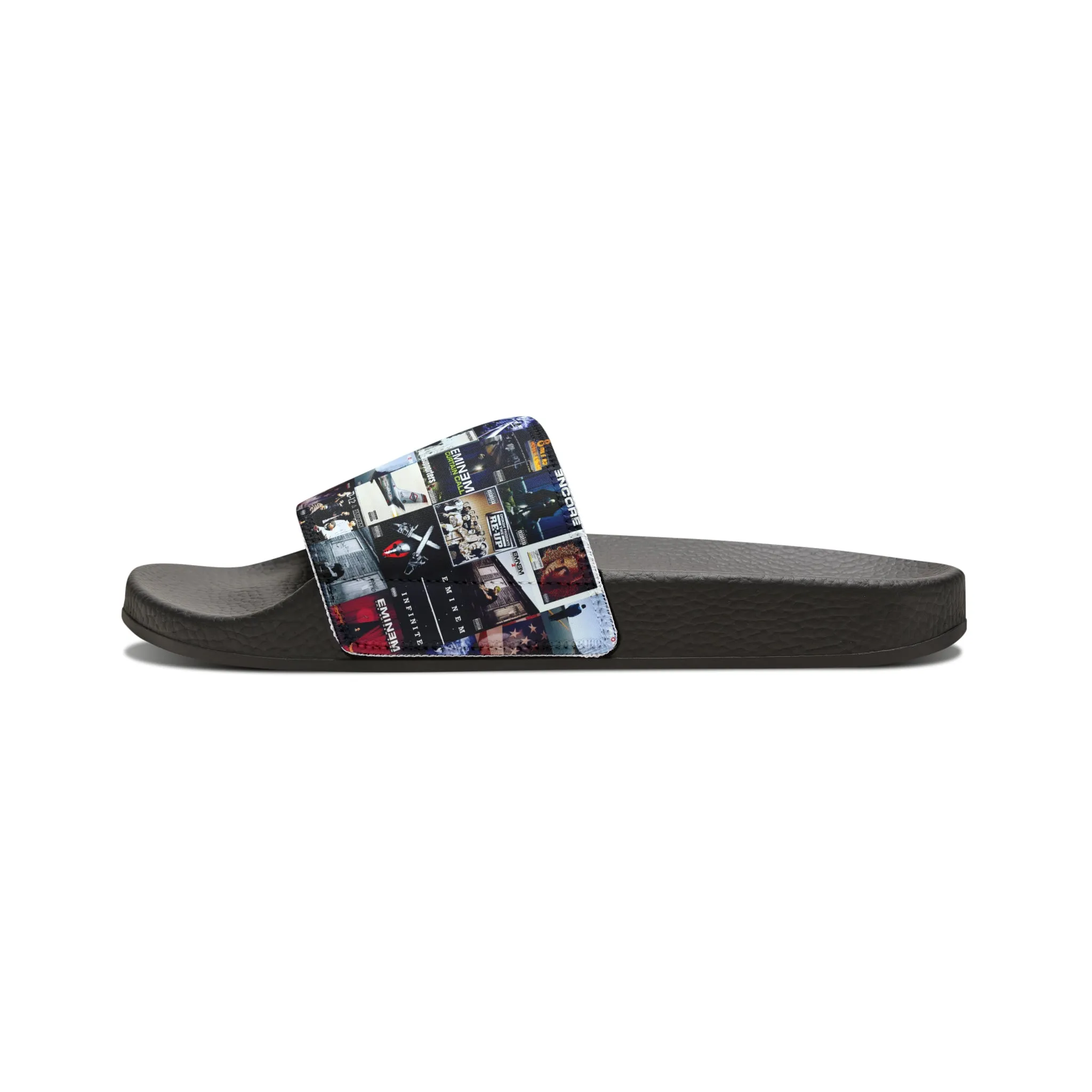 Eminem Album Art Cover Collage Youth Slide Sandals