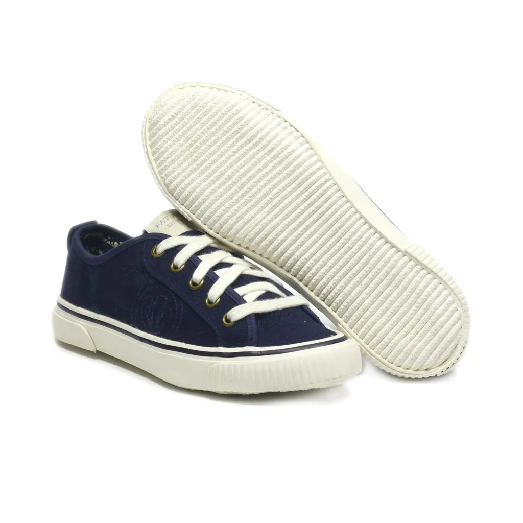 Fat Face Lace Ups Canvas Blue Colour For Women