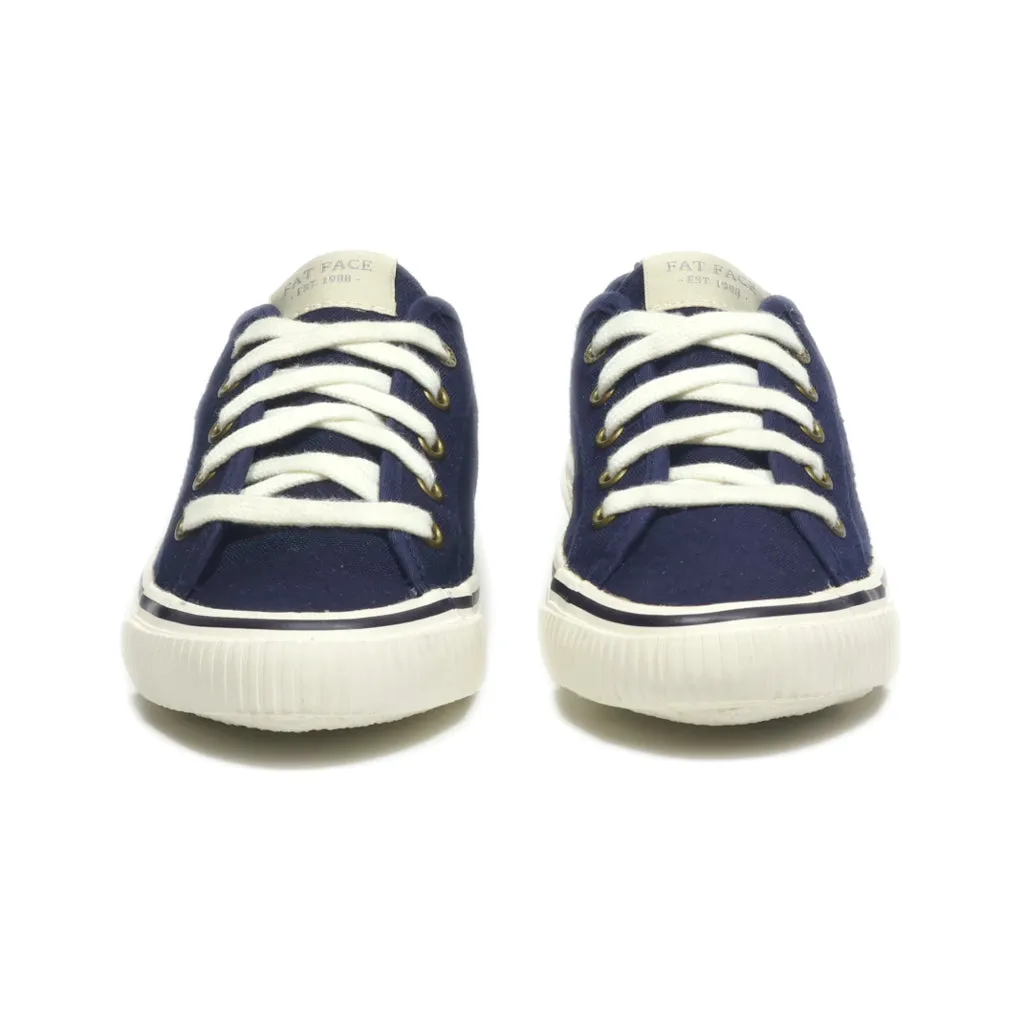 Fat Face Lace Ups Canvas Blue Colour For Women