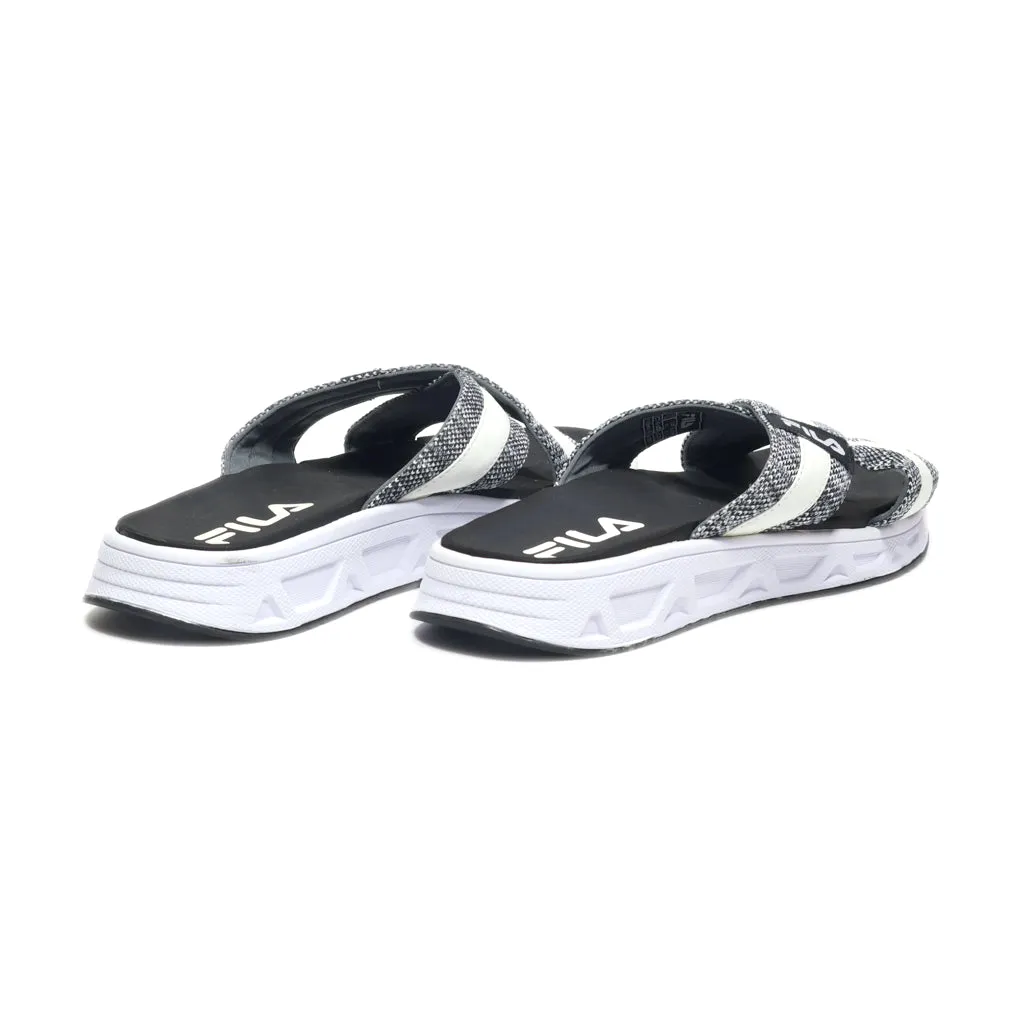 Fila Flip Flops Canvas Black Colour For Women