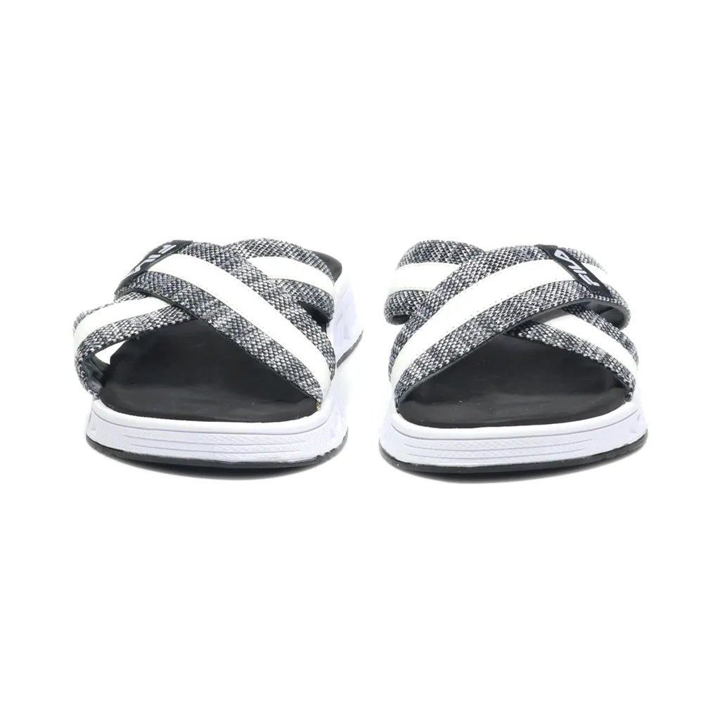 Fila Flip Flops Canvas Black Colour For Women