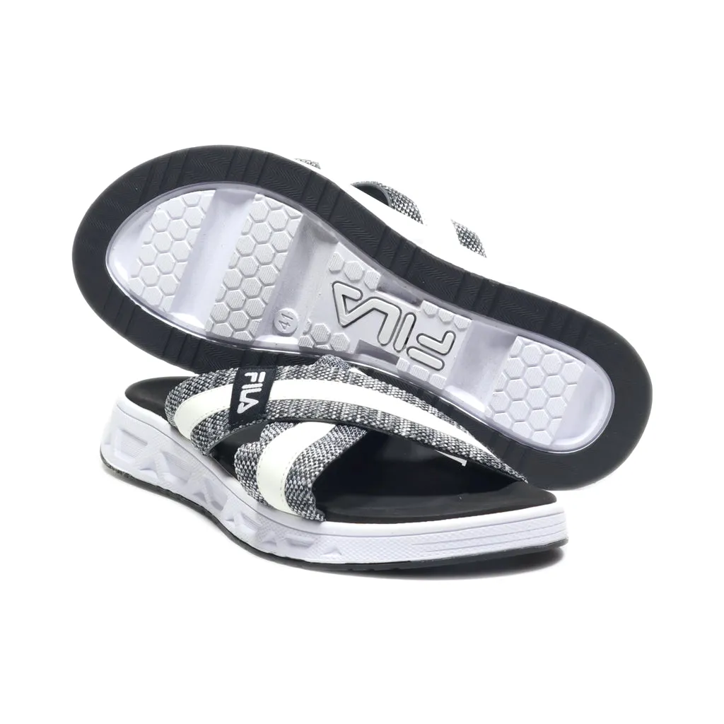 Fila Flip Flops Canvas Black Colour For Women