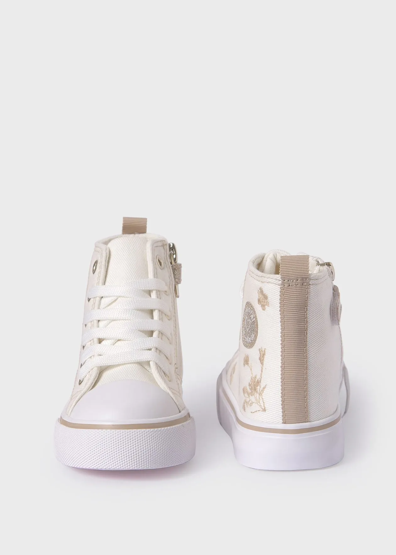 Floral Hightop Sneakers