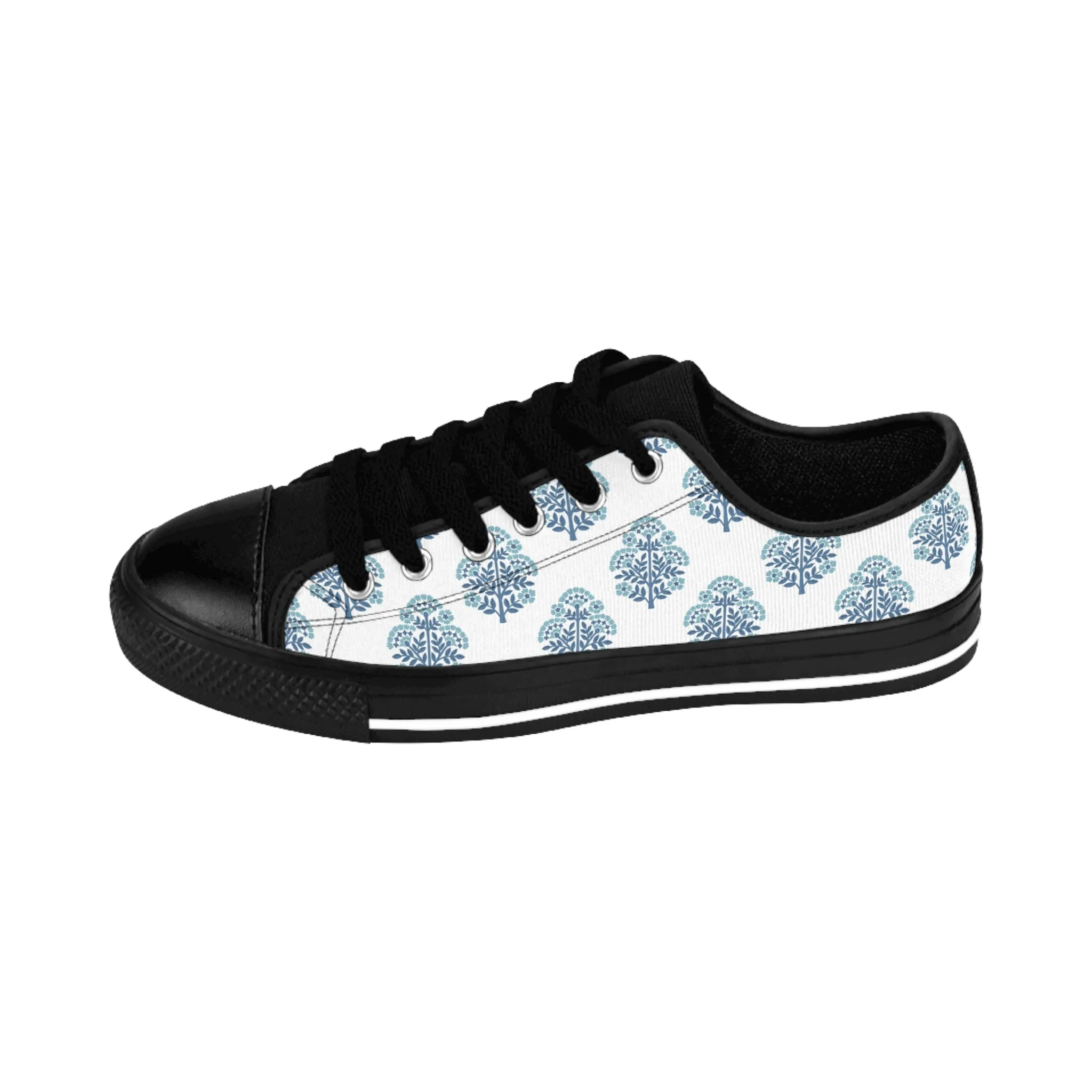 Flower Damask Women's Sneakers