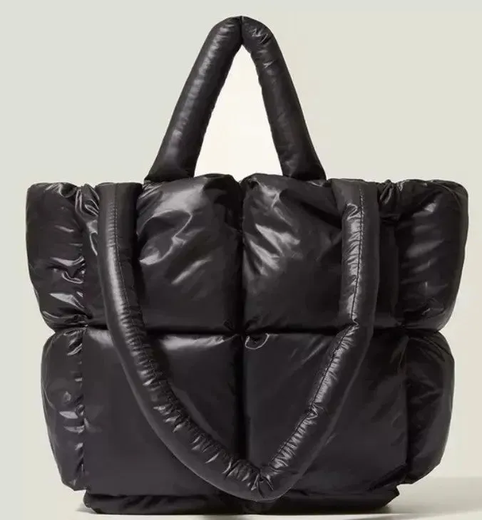 Fun & Futuristic Puffy Handbag
