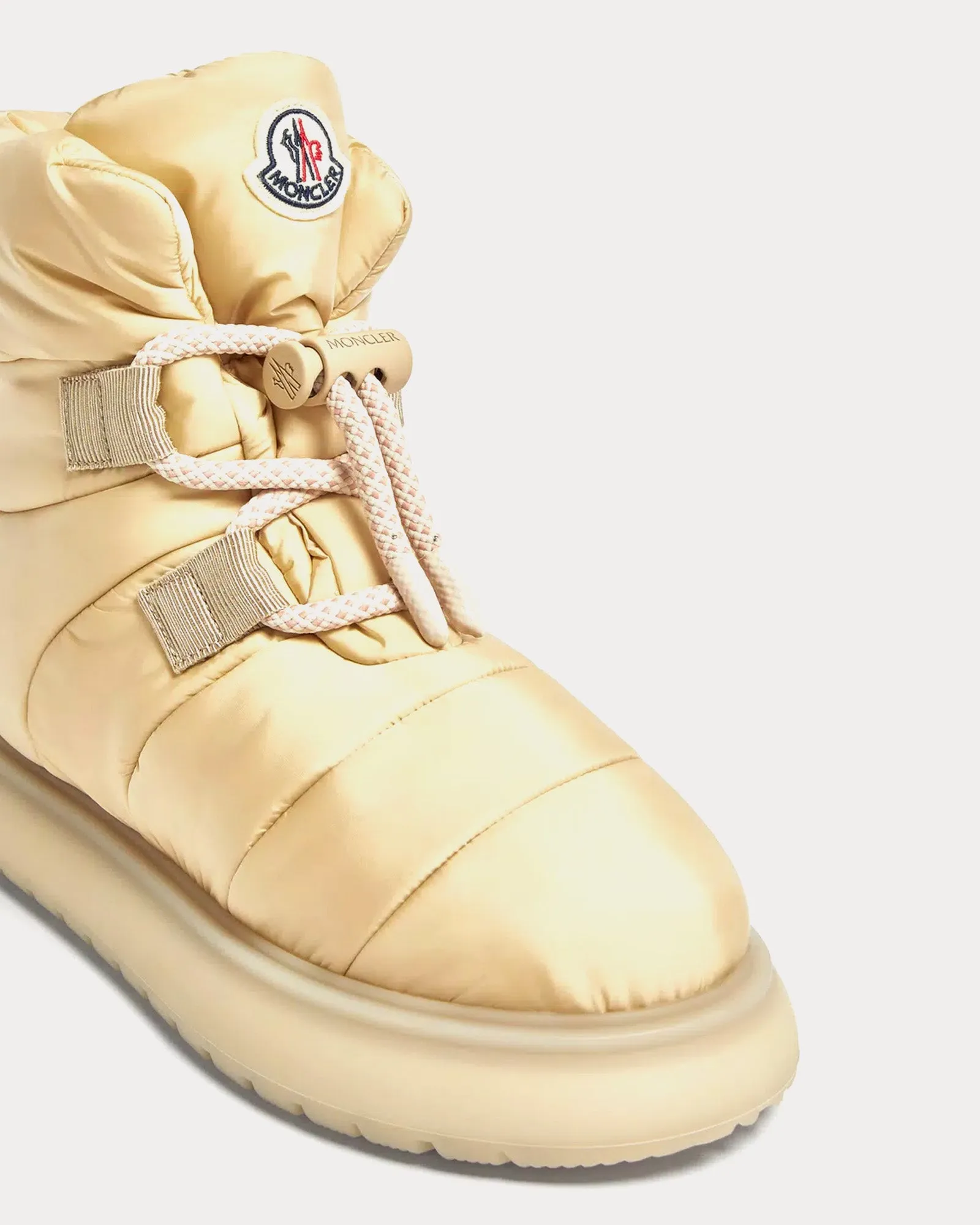 Gaia Pull Beige Ankle Boots