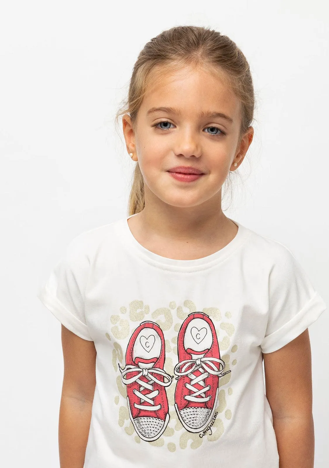 Girl's "Sneakers" Conguitos T-Shirt