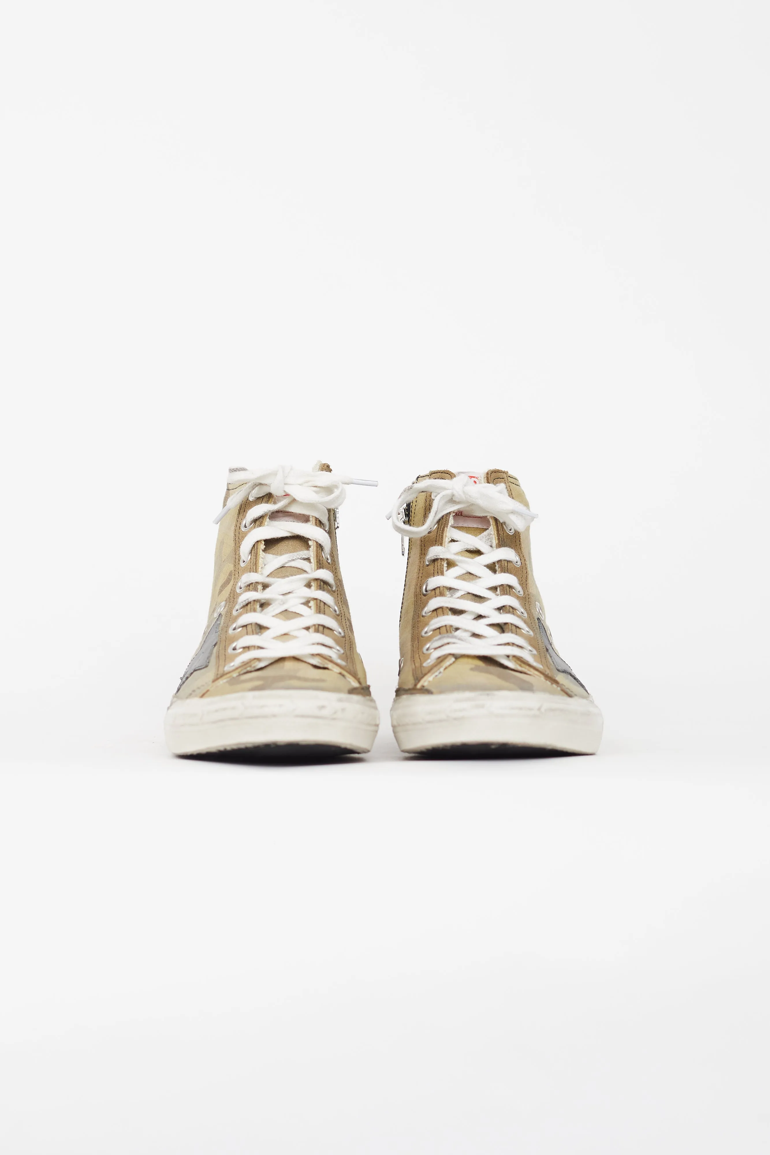 Green Camo Canvas Francy Sneaker