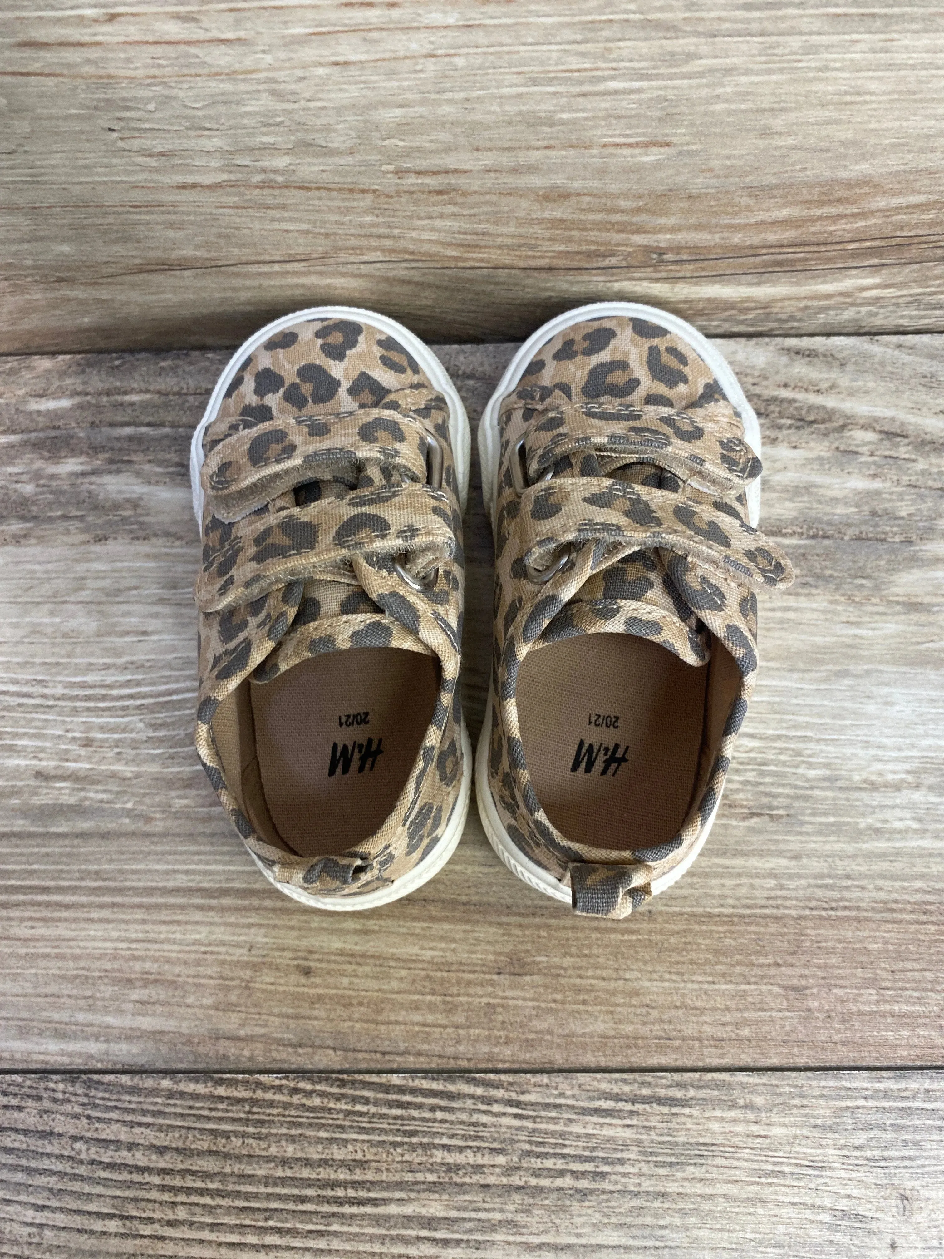 H&M Leopard Sneakers sz 5/5.5c