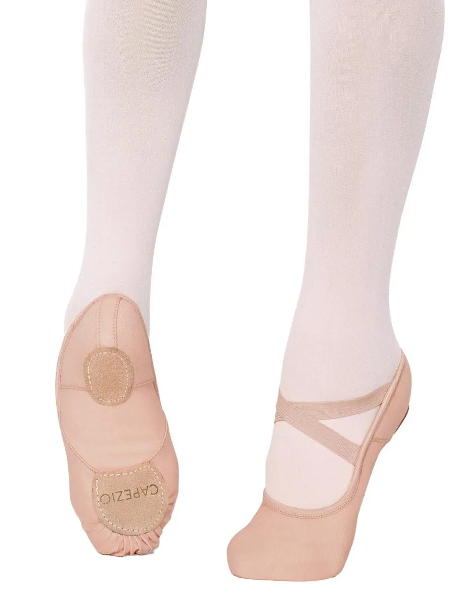 Hanami Canvas Split Sole Ballet Slipper in Beige