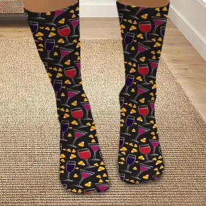 Here For The Boos Personalized Halloween Tube Socks