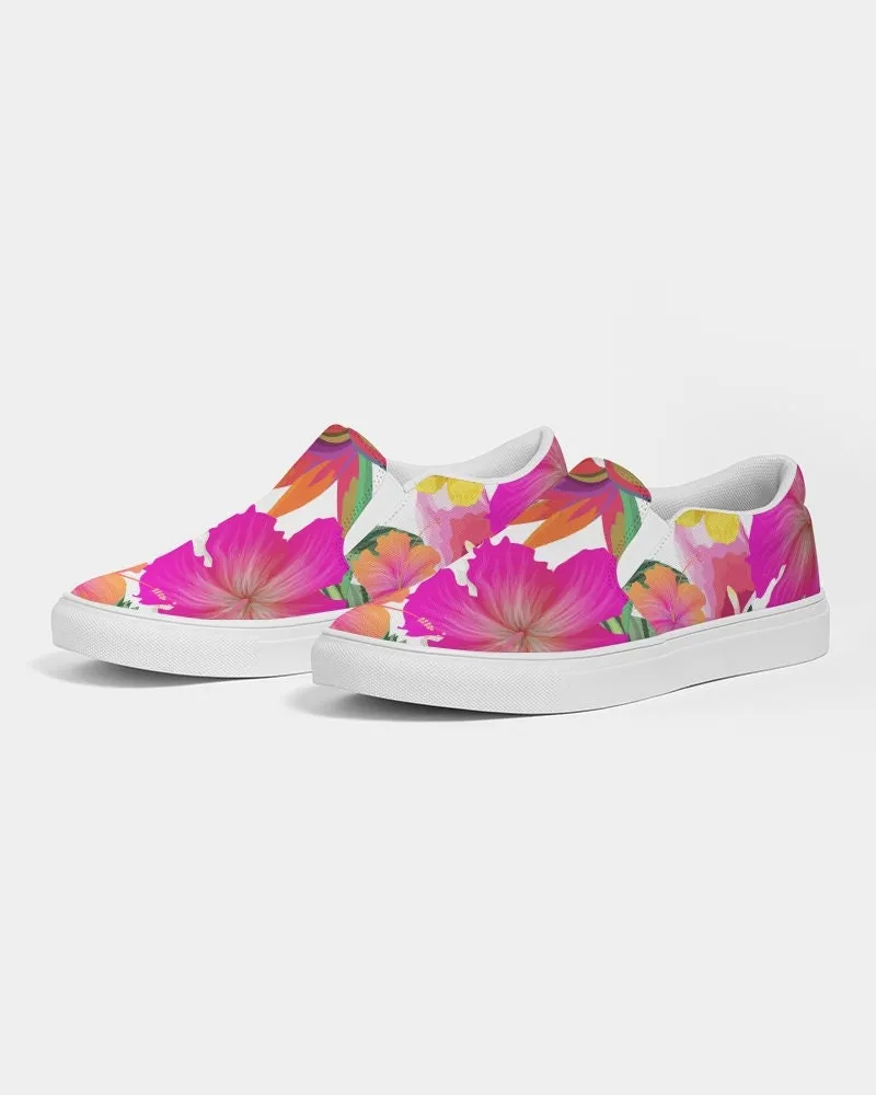 HIBISCUS FLORALS CANVAS SHOES