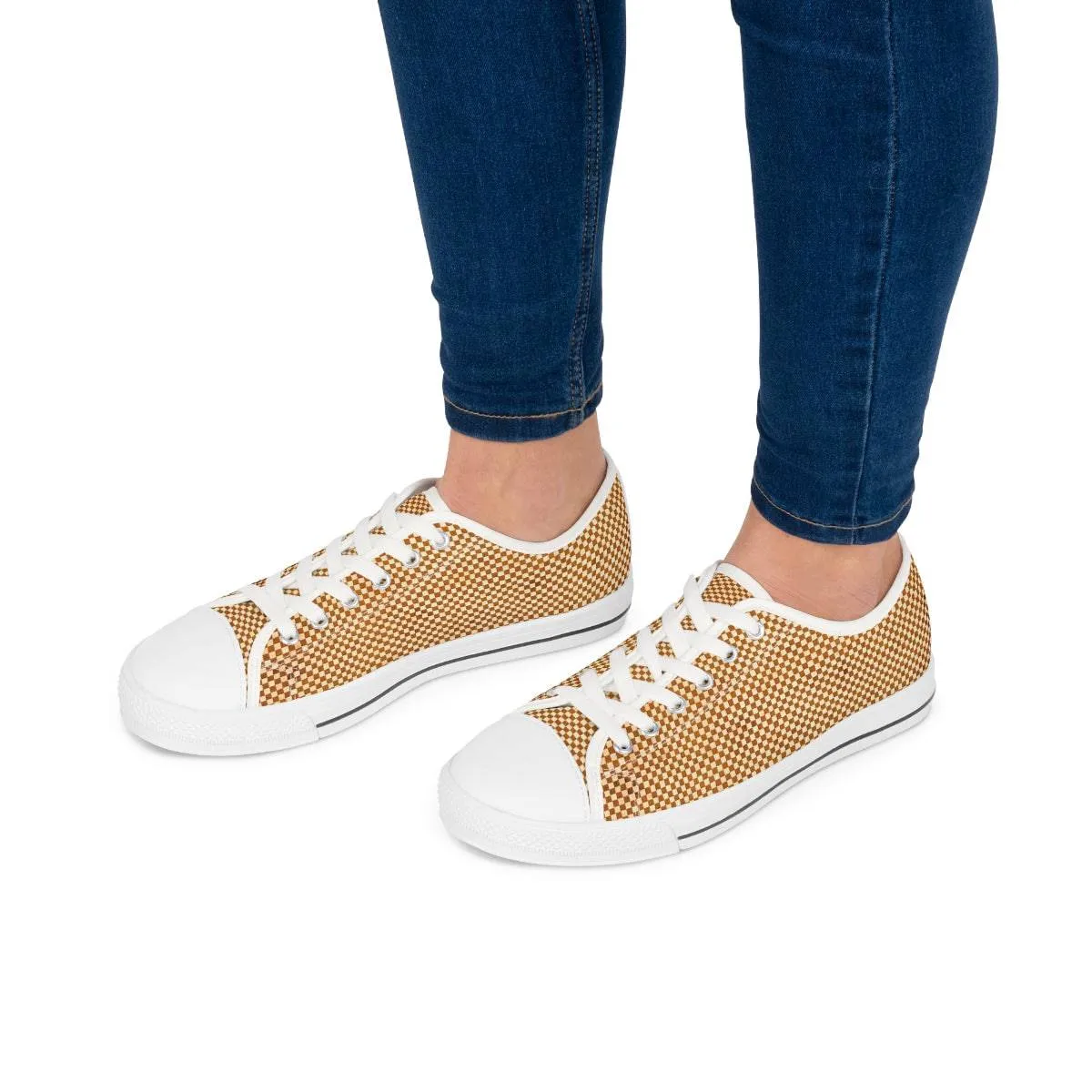 Honeycomb Low Top Sneakers