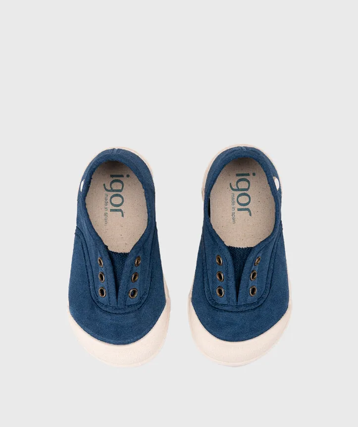 Igor Boy's And Girl's Lona Shoes - Marino