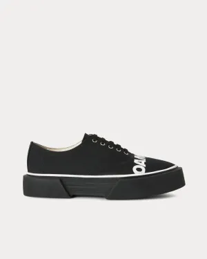 Inflate Plimsole Black Low Top Sneakers