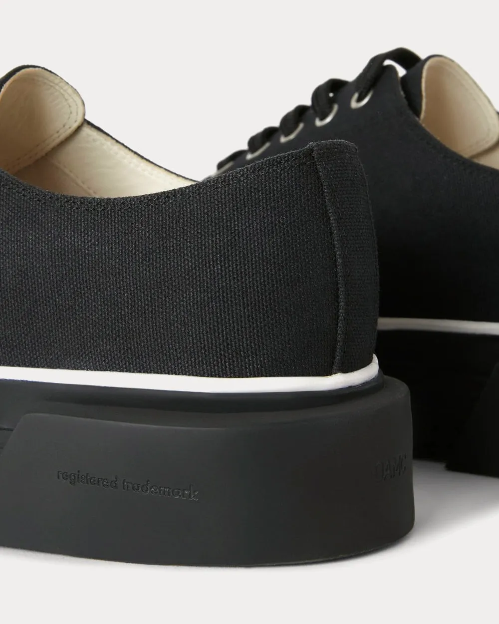 Inflate Plimsole Black Low Top Sneakers