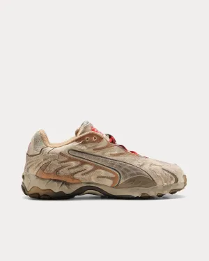 Inhale Distressed Canvas Alpine Snow / Puma Silver / Sand Dune Low Top Sneakers