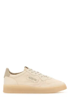 Ivory canvas Medalist sneakers