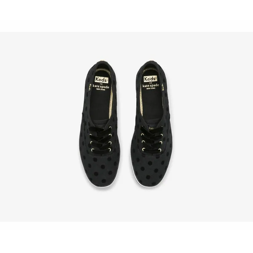 Keds x Kate Spade Champion Flock Dot Runner