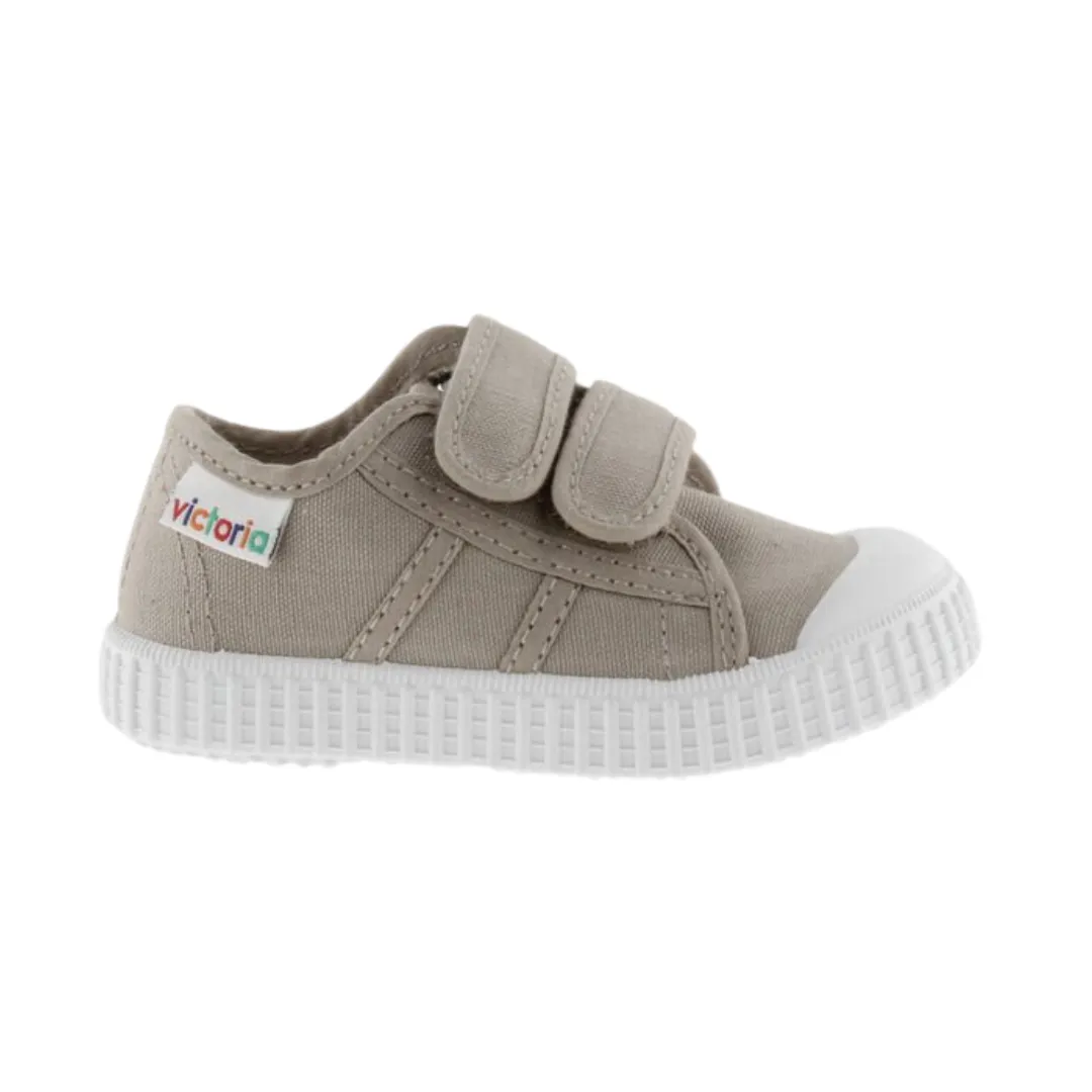 Khaki Canvas Trainers