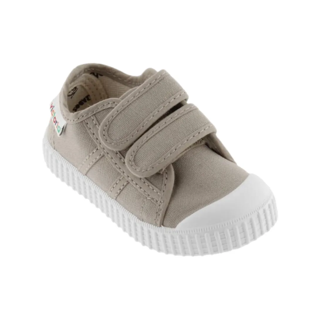 Khaki Canvas Trainers
