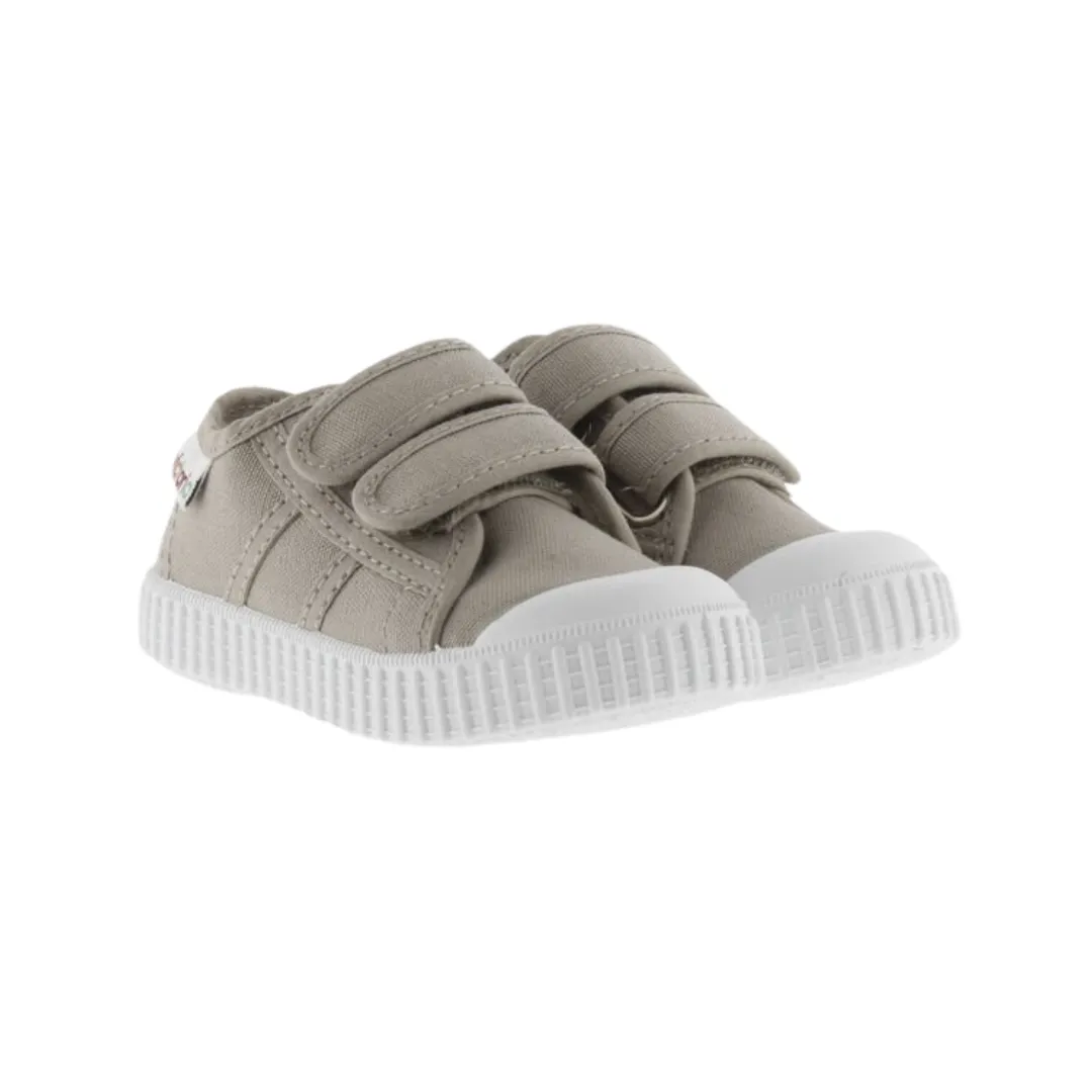Khaki Canvas Trainers