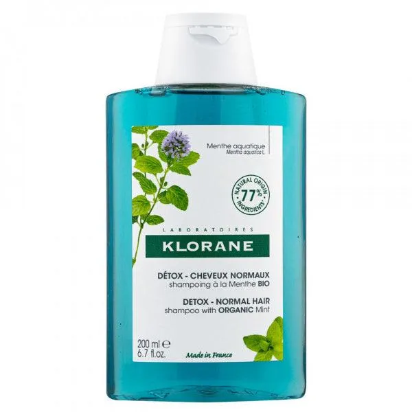 Klorane - Detox - Normal Hair Shampoo with ORGANIC Mint