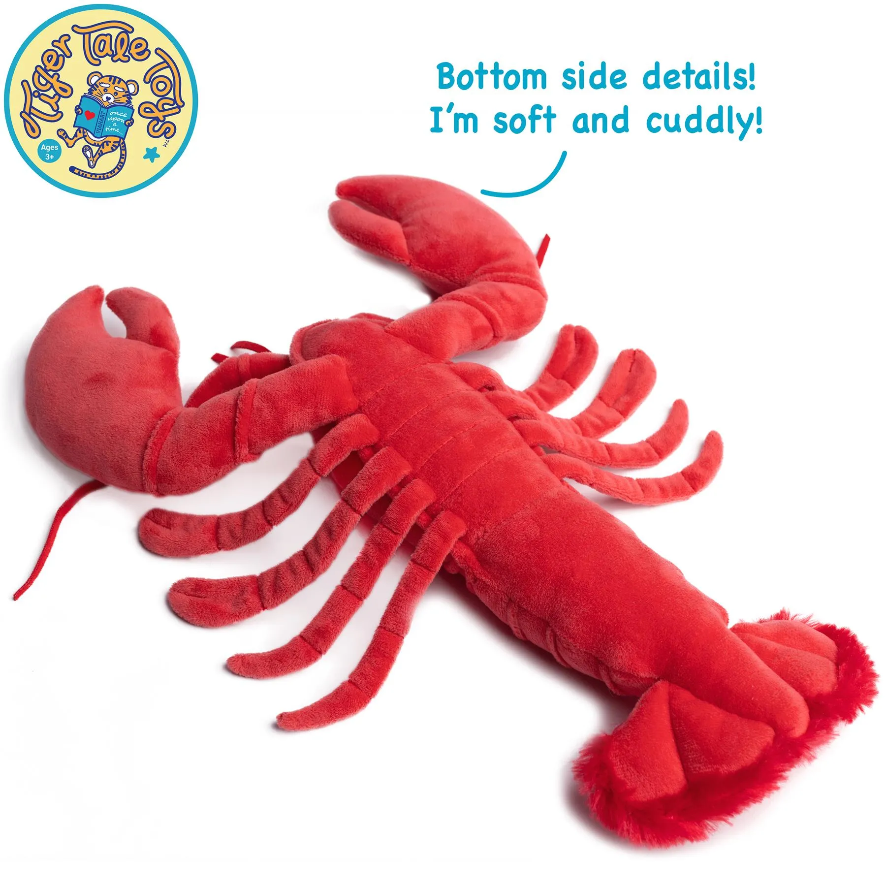 Lenora The Lobster | 13 Inch Stuffed Animal Plush | By TigerHart Toys