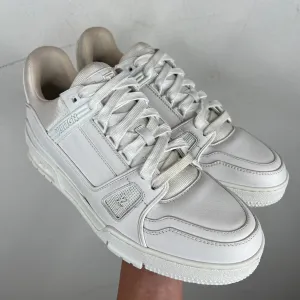 Louis Vuitton White Trainer Lows