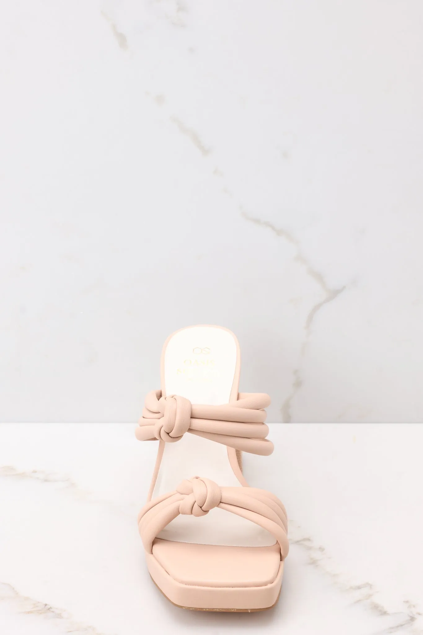 Made To Believe Beige Heels