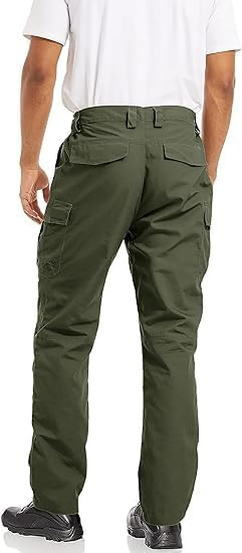 MAGCOMSEN Men's Tactical Pants - 9 Pockets, Ripstop, Water Repellent