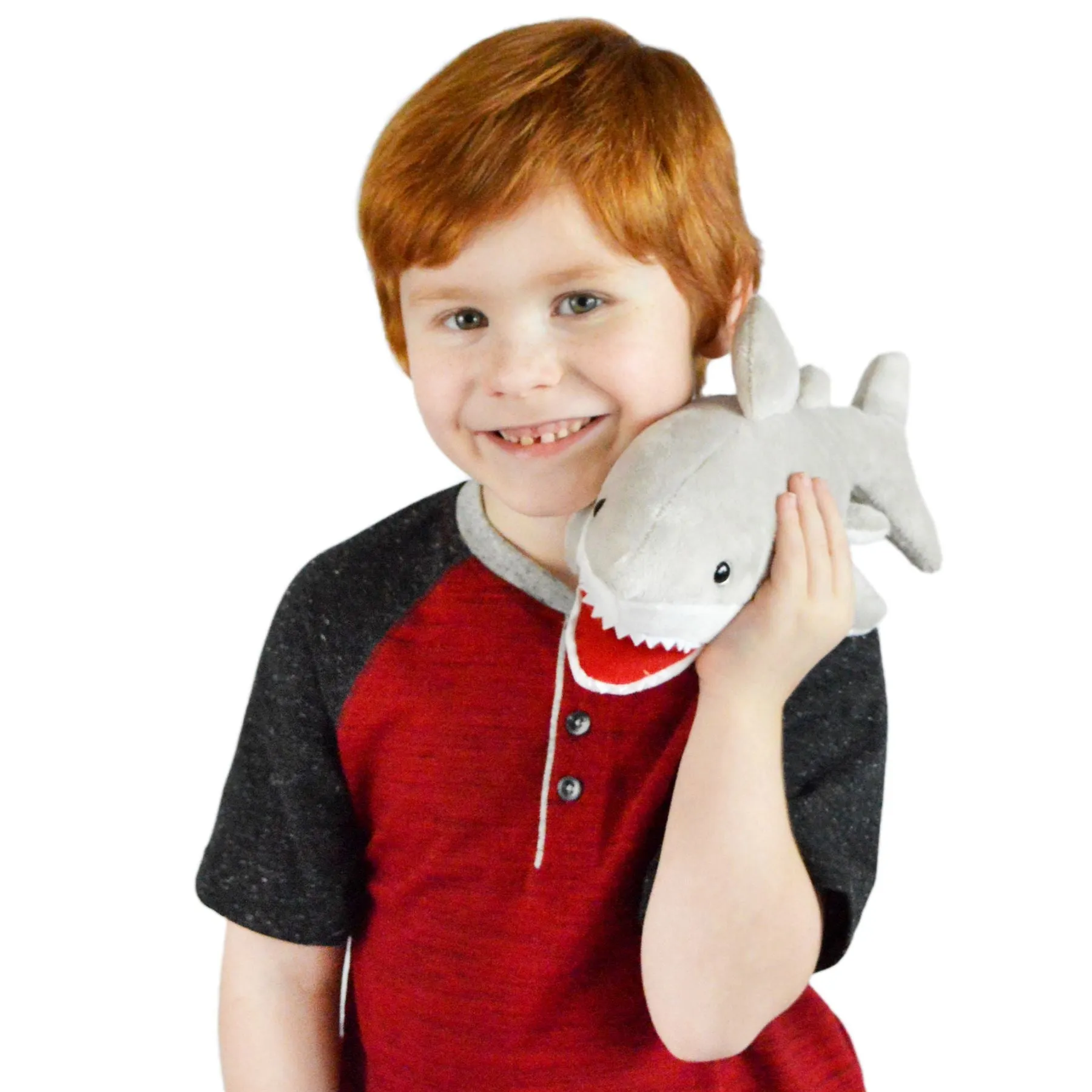 Mason The Great White Shark | 15 Inch Stuffed Animal Plush | By TigerHart Toys